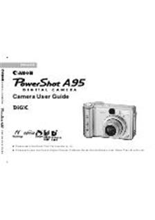 Canon PowerShot A95 manual. Camera Instructions.